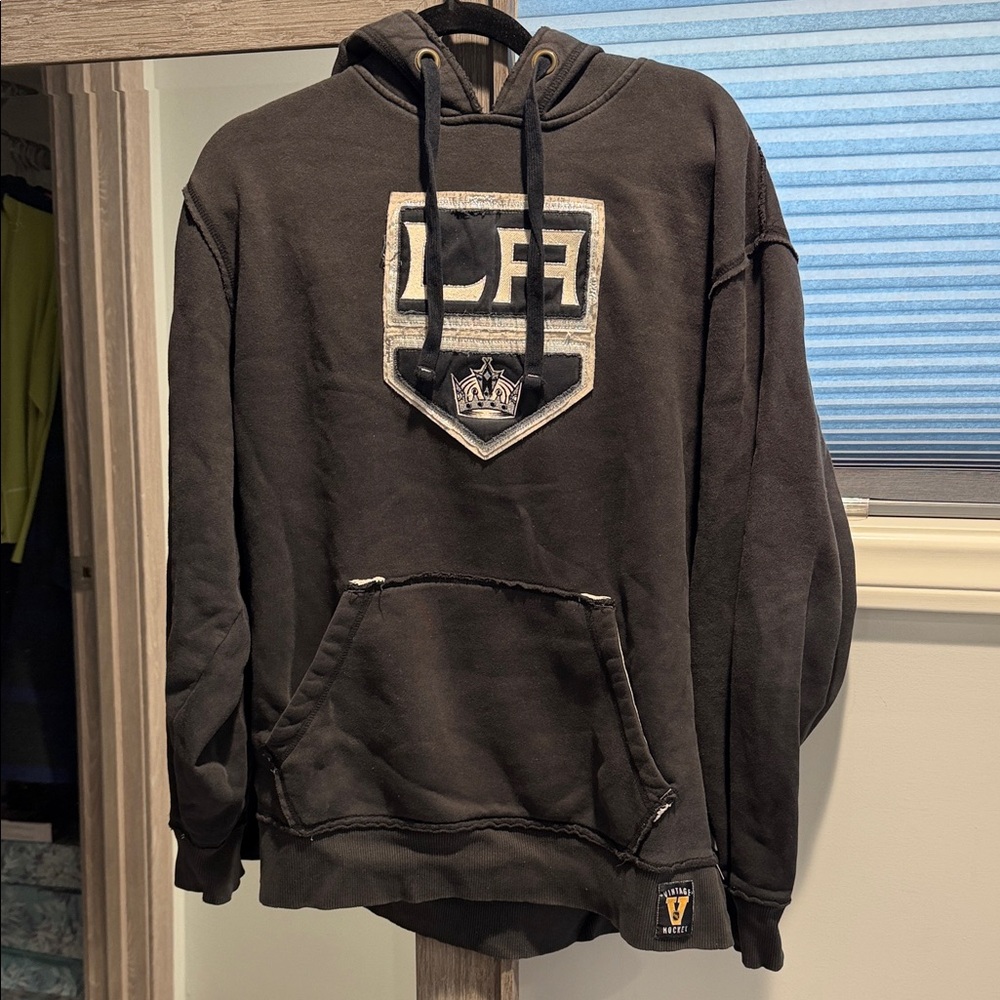 CCM LA Kings vintage hockey series Black Hoodie for Men